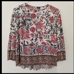 Lucky Brand Flowy Boho Style TopSize Medium